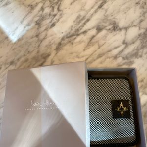 India Hicks leather wallet